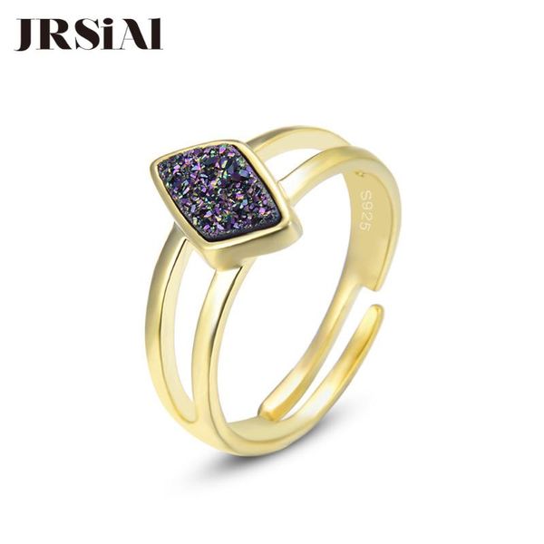 cluster rings jrsial 925 sterling silver jewelry ring korean fashion crystal simple irregular geometric resizable, Golden;silver
cluster rings jrsial 925 sterling silver jewelry ring korean fashion crystal simple irregular geometric resizable, Golden;silver