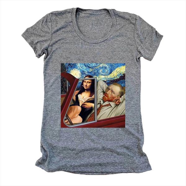 breathable harajuku van gogh and men t shirt womens funny humor spoof a variety of paintings women simplicity, White;black
breathable harajuku van gogh and men t shirt womens funny humor spoof a variety of paintings women simplicity, White;black