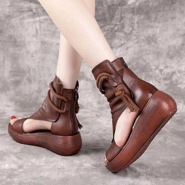 dress shoes high-sandals women's summer roman casual fashion wedge soft leather thick-soled fish mouth, Black
dress shoes high-sandals women's summer roman casual fashion wedge soft leather thick-soled fish mouth, Black