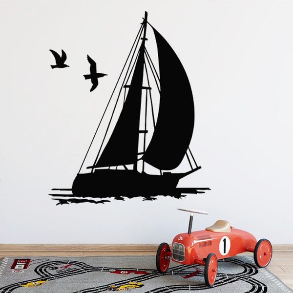 wall stickers ship sailor boat yacht seagull nautical marine theme window decals kids bedroom home decor murals dw10170
wall stickers ship sailor boat yacht seagull nautical marine theme window decals kids bedroom home decor murals dw10170