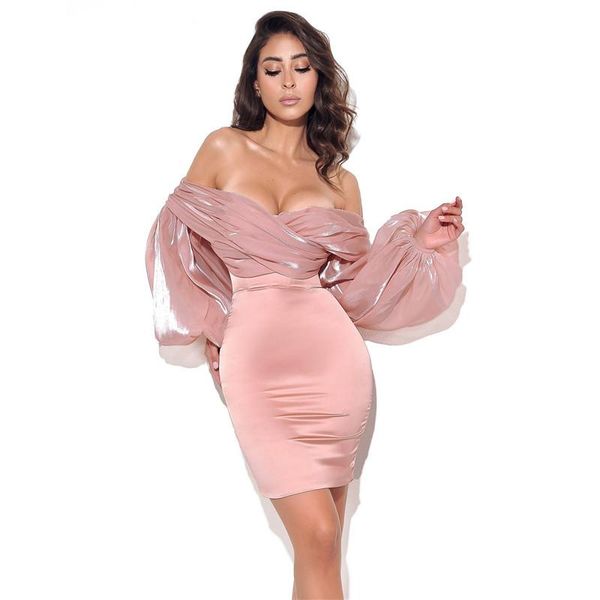 casual dresses mini dress summer lantern sleeve off shoulder bandage women 2021 elegant party club bodycon outfits, Black;gray
casual dresses mini dress summer lantern sleeve off shoulder bandage women 2021 elegant party club bodycon outfits, Black;gray