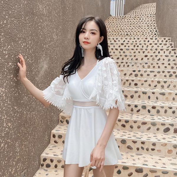 one-piece suits swimwear women plus size ladies retro bikini beach korean swimsuit female fairy women's swimming suit closed white poly
one-piece suits swimwear women plus size ladies retro bikini beach korean swimsuit female fairy women's swimming suit closed white poly