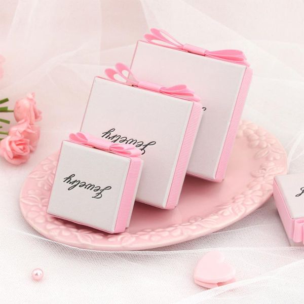 bowknot jewelry ring earring watch necklace storge box with inner sponge carton present gift box wedding packaging container
bowknot jewelry ring earring watch necklace storge box with inner sponge carton present gift box wedding packaging container