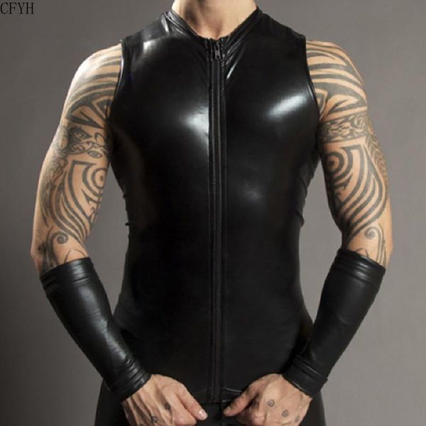 bras sets men's black zipper faux leather sleeveless pu undershirt tank vest waistcoat underwear gay male, Red;black
bras sets men's black zipper faux leather sleeveless pu undershirt tank vest waistcoat underwear gay male, Red;black