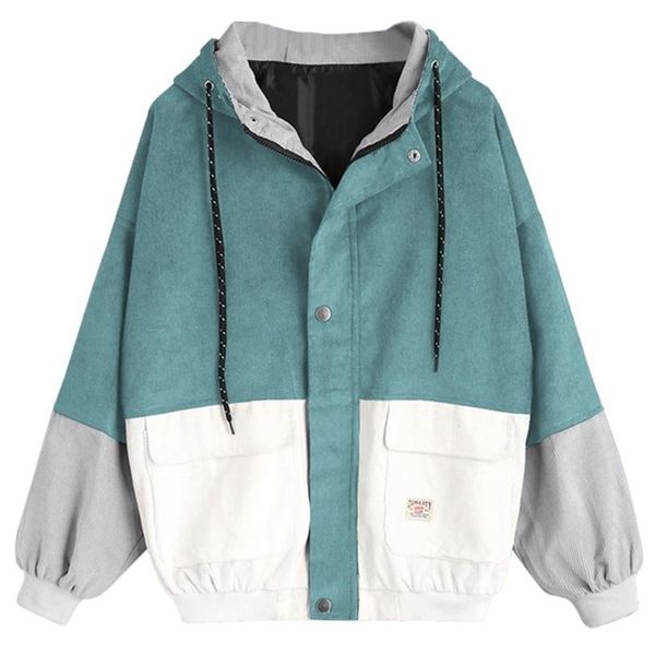 autumn women coats corduroy patchwork oversize zipper jackets windbreaker coats and jackets women baseball-uniform clothes 211109, Black;brown
autumn women coats corduroy patchwork oversize zipper jackets windbreaker coats and jackets women baseball-uniform clothes 211109, Black;brown