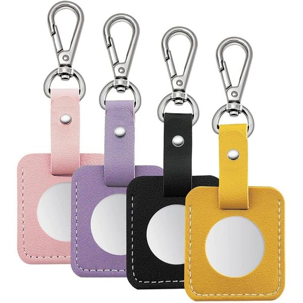 keychains pu leather case for airtag 4 pack, anti-scratch protective with keychain easy attach to keys, backpacks, Silver
keychains pu leather case for airtag 4 pack, anti-scratch protective with keychain easy attach to keys, backpacks, Silver