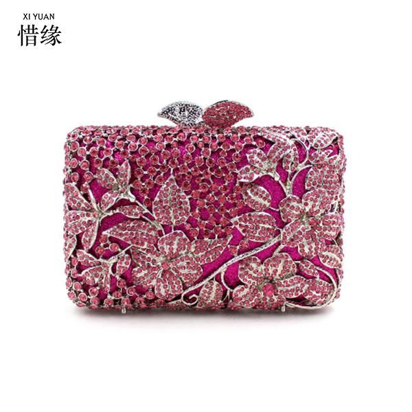 xiyuan brand pink crystal evening wedding prom box blue clutch handbag purse metal silver hard case clutches bag for cocktail
xiyuan brand pink crystal evening wedding prom box blue clutch handbag purse metal silver hard case clutches bag for cocktail