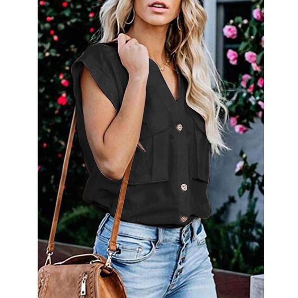 women's short-sleeved button-down blouse shirt in pure color v-neck streetwear white black pink red green blue women blouses
women's short-sleeved button-down blouse shirt in pure color v-neck streetwear white black pink red green blue women blouses