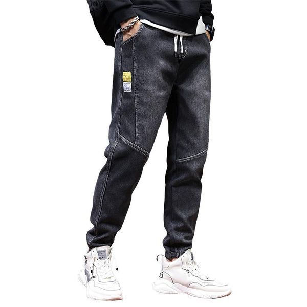 men's jeans men 2021 light blue black denim stretch jogger pants man fashion side rivets casual haren jean trousers plus size
men's jeans men 2021 light blue black denim stretch jogger pants man fashion side rivets casual haren jean trousers plus size