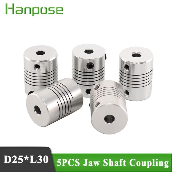 5pcs id 6.35 8mm d25*l30 aluminium cnc stepper motor flexible shaft coupling coupler encoders engraving
5pcs id 6.35 8mm d25*l30 aluminium cnc stepper motor flexible shaft coupling coupler encoders engraving
