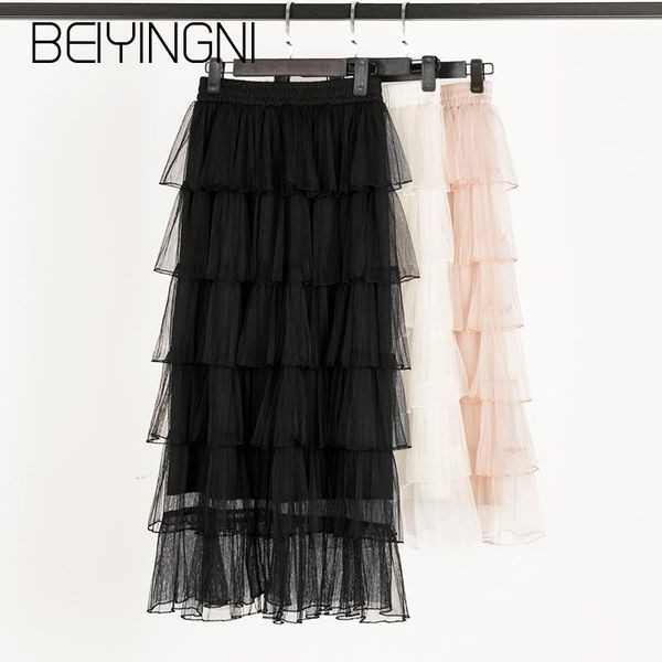 skirts beiyingni tulle skirt womans mesh 6layers solid color elegant vintage white black pink simple saias jupe mujer tutu
skirts beiyingni tulle skirt womans mesh 6layers solid color elegant vintage white black pink simple saias jupe mujer tutu