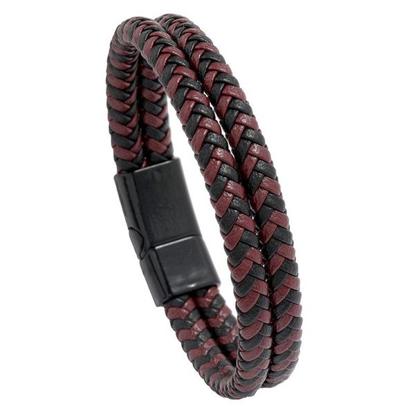bangle jessingshow punk style multi-layers handmade braided leather bracelet for men alloy fashion jewelry party gifts, Black
bangle jessingshow punk style multi-layers handmade braided leather bracelet for men alloy fashion jewelry party gifts, Black