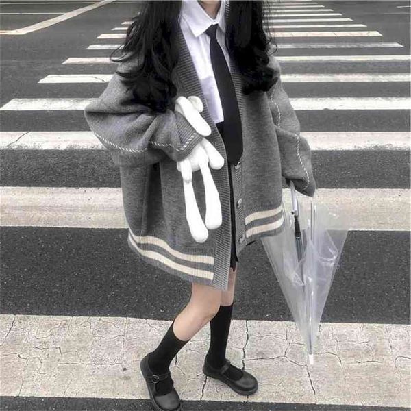 knit cardigan autumn winter japanese sweet knit sweater long-sleeved korean loose all-match preppy jacket trend 210812, White
knit cardigan autumn winter japanese sweet knit sweater long-sleeved korean loose all-match preppy jacket trend 210812, White