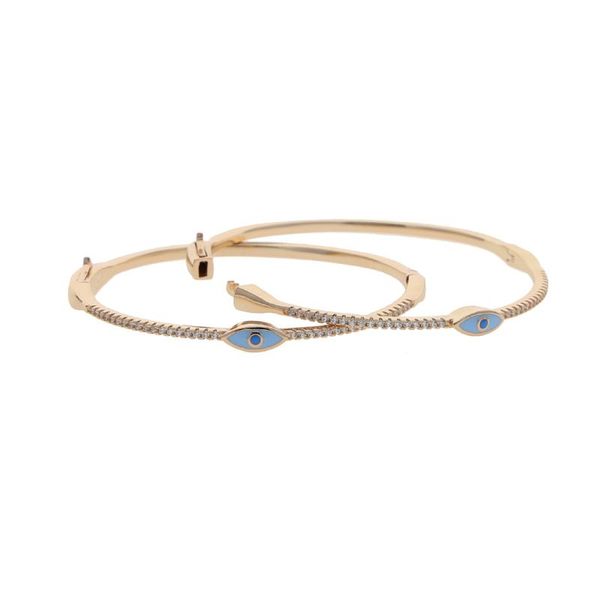 bangle only 8 pcs promotion rose gold color lucky lovely evil eye cz band bracelet, Black
bangle only 8 pcs promotion rose gold color lucky lovely evil eye cz band bracelet, Black