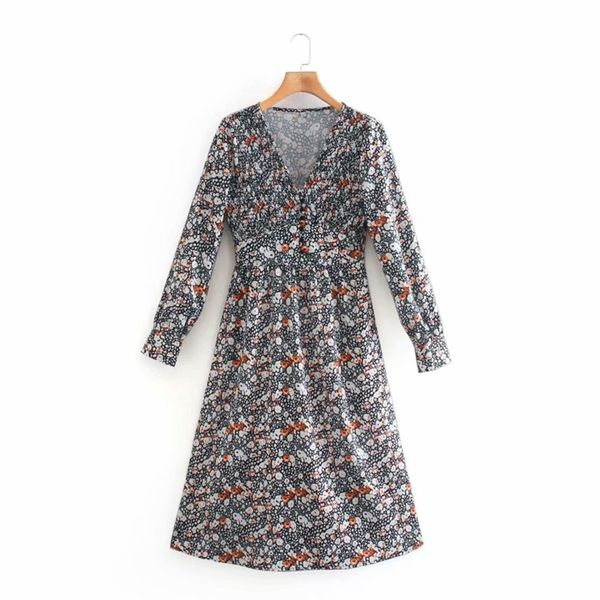 women vintage floral a-line midi dress spring v neck high waist elegant vacation beach long sleeve nx2114 210525, Black;gray
women vintage floral a-line midi dress spring v neck high waist elegant vacation beach long sleeve nx2114 210525, Black;gray