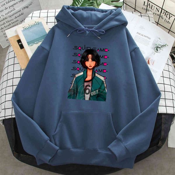 men's hoodie, loose large street cloth, pockets and characters of korean tv seri, squid game, Black
men's hoodie, loose large street cloth, pockets and characters of korean tv seri, squid game, Black