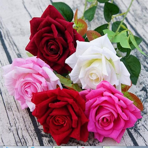 10pcs artificial velvet roses flower 48cm long rose flowers for wedding home party decorative flower
10pcs artificial velvet roses flower 48cm long rose flowers for wedding home party decorative flower