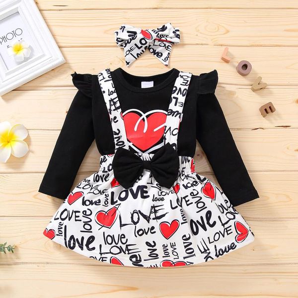 born baby girl clothes long sleeve valentine heart +bowknot suspender skirt set valentine's day kleding clothing sets, White
born baby girl clothes long sleeve valentine heart +bowknot suspender skirt set valentine's day kleding clothing sets, White