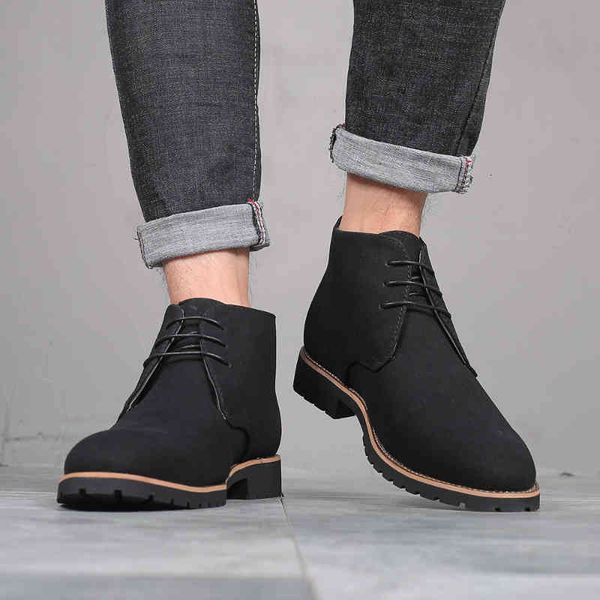 boots 2021 autumn winter men's shoes solid color imitation suede and ankle lace classic comfortable fashion casual short 6kf289 f4, Black
boots 2021 autumn winter men's shoes solid color imitation suede and ankle lace classic comfortable fashion casual short 6kf289 f4, Black