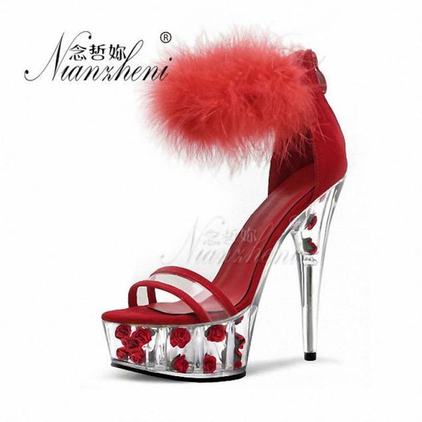 dress shoes 6 inches ostrich fluff platform high heels all match pole dance stage show sxey stripper nightclub models party, Black
dress shoes 6 inches ostrich fluff platform high heels all match pole dance stage show sxey stripper nightclub models party, Black