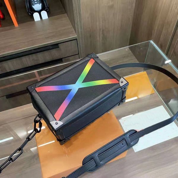 colorful chain rainbow box bag single handbags shoulderbag handbag shoulder messenger bags slant span women purses crossbody
colorful chain rainbow box bag single handbags shoulderbag handbag shoulder messenger bags slant span women purses crossbody