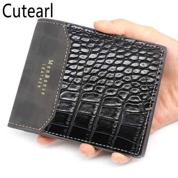wallets business men's short wallet crocodile pattern and leather patchwork fashion 3 folds card holder zipper quality coin purse, Red;black
wallets business men's short wallet crocodile pattern and leather patchwork fashion 3 folds card holder zipper quality coin purse, Red;black