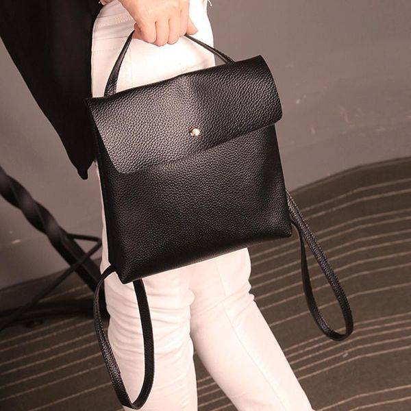 backpack fashion women black leather satchel shoulder backpacks school rucksack bag travel female bag#0804
backpack fashion women black leather satchel shoulder backpacks school rucksack bag travel female bag#0804