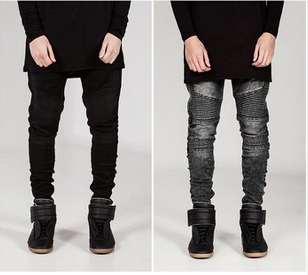 fashion d men skinny biker jeans joggers pleated hip hop swag moto black grey blue denim slim fit strech pants for man hk
fashion d men skinny biker jeans joggers pleated hip hop swag moto black grey blue denim slim fit strech pants for man hk