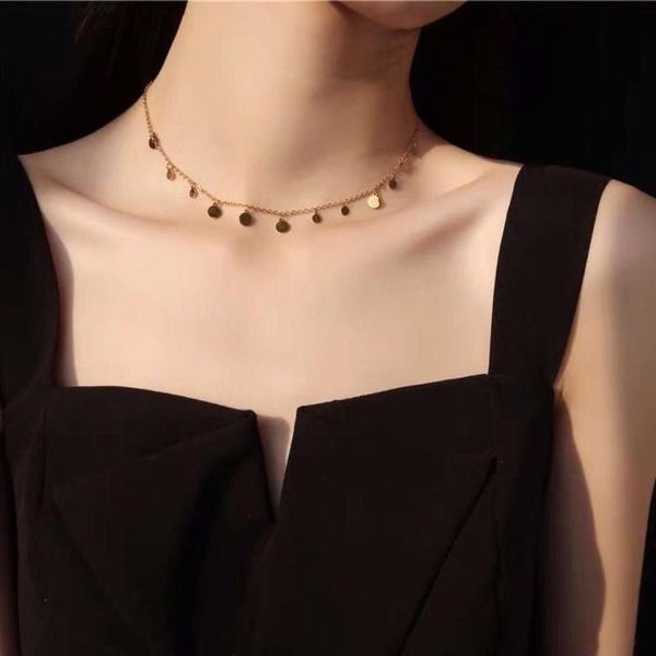 pendant necklaces fashion chain water drop square round necklace simple elegant gold choker non fading stainless steel for female xl180, Silver
pendant necklaces fashion chain water drop square round necklace simple elegant gold choker non fading stainless steel for female xl180, Silver