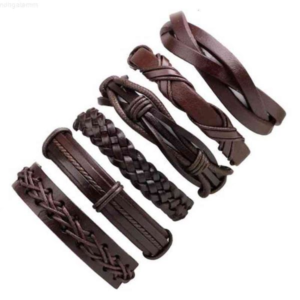 new trendy 6pcs/set woven punk vintage charm leather women bracelets bangles men femme homme wholesale bracelet jewelry, Red;brown
new trendy 6pcs/set woven punk vintage charm leather women bracelets bangles men femme homme wholesale bracelet jewelry, Red;brown