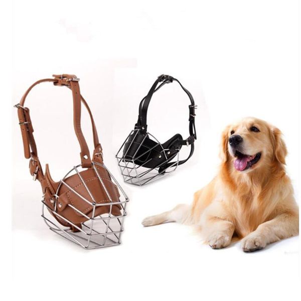 pet supplies medium and large scale dog mouth set environmental iron chromeplate genuine leather adjustable dedicated pet mask
pet supplies medium and large scale dog mouth set environmental iron chromeplate genuine leather adjustable dedicated pet mask