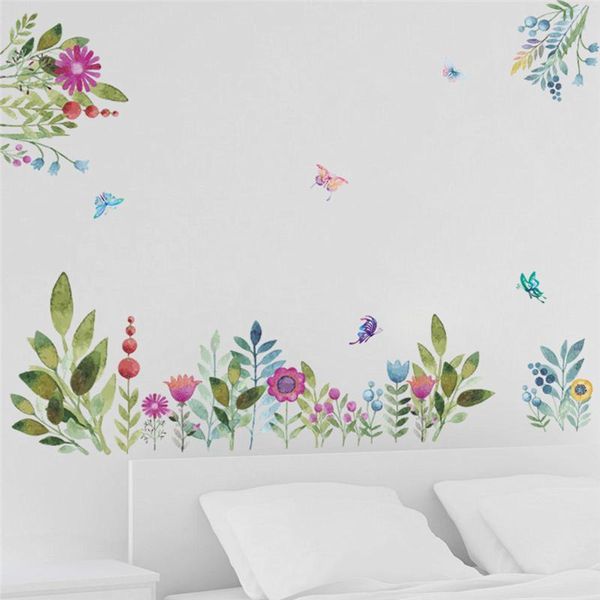 wall stickers natural style flowers butterfly living-room bedroom decoration pastoral mural art diy home decals
wall stickers natural style flowers butterfly living-room bedroom decoration pastoral mural art diy home decals