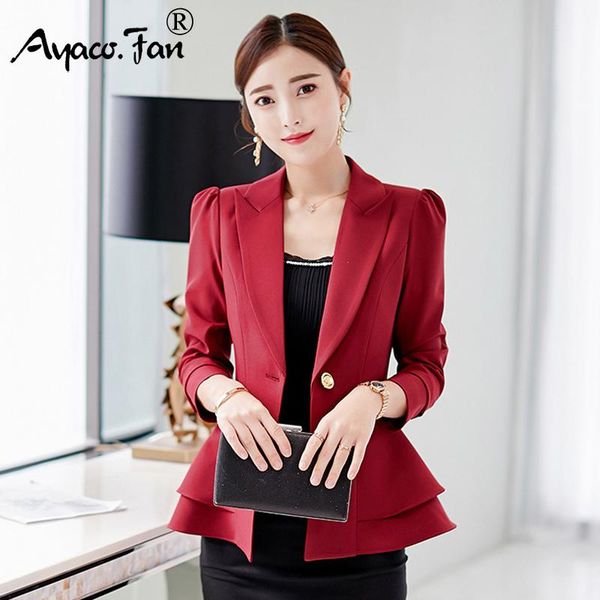 women's suits & blazers 2021 autumn women suit long sleeves female coat slim fashion office jacket pink blue white black blazer femme
women's suits & blazers 2021 autumn women suit long sleeves female coat slim fashion office jacket pink blue white black blazer femme
