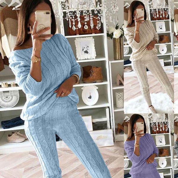 2021 knitted sweaters pants 2 pieces sets women fashion autumn winter two set knit outfit suits tracksuit women clothing, Gray
2021 knitted sweaters pants 2 pieces sets women fashion autumn winter two set knit outfit suits tracksuit women clothing, Gray