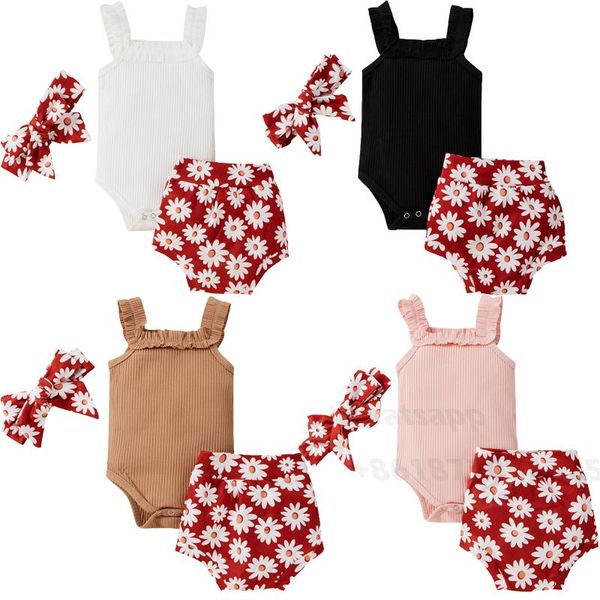 clothing sets 3pcs/set born baby girls ribbed clothes set casual infant girl sleeveless knit sling romper+daisy print shorts+headband, White
clothing sets 3pcs/set born baby girls ribbed clothes set casual infant girl sleeveless knit sling romper+daisy print shorts+headband, White