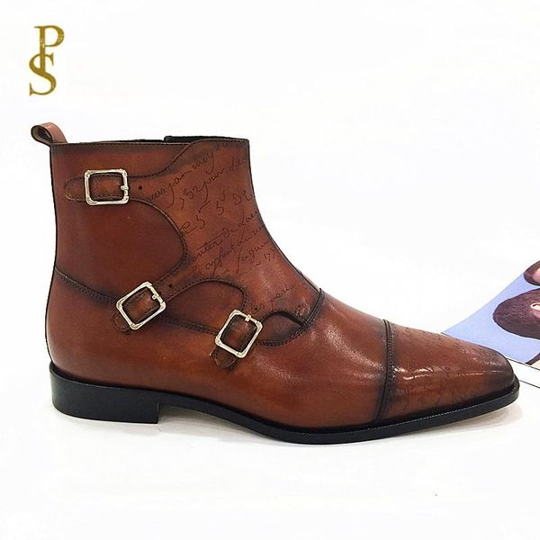 boots hand-made high-end leather for men men's french, Black
boots hand-made high-end leather for men men's french, Black