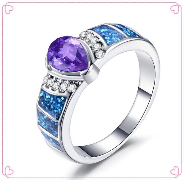 wedding rings gold ring classic delicate dazzling drop-shaped zircon painting oil opal temperament female hand jewelry, Slivery;golden
wedding rings gold ring classic delicate dazzling drop-shaped zircon painting oil opal temperament female hand jewelry, Slivery;golden