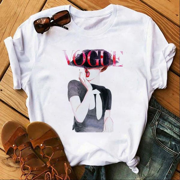 vogue t shirt women 90s printed fashion cotton tshirt ulzzang aesthetic o neck harajuku t shirt tee female casual clothing, White
vogue t shirt women 90s printed fashion cotton tshirt ulzzang aesthetic o neck harajuku t shirt tee female casual clothing, White