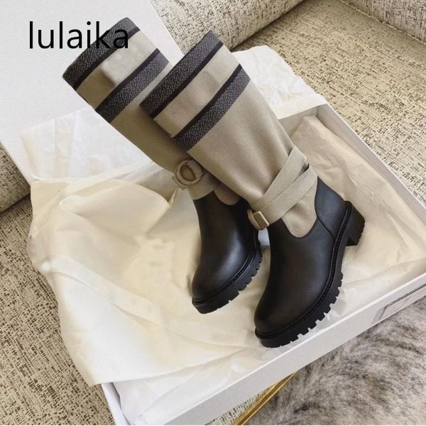 boots design calf height 2021 winter casual round toe women leather long ins style low heel knight, Black
boots design calf height 2021 winter casual round toe women leather long ins style low heel knight, Black