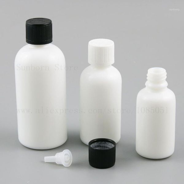 storage bottles & jars refillable natural white 1oz childproof empty glass essential oil container 30ml 50ml 100ml with black cap 20pcs
storage bottles & jars refillable natural white 1oz childproof empty glass essential oil container 30ml 50ml 100ml with black cap 20pcs
