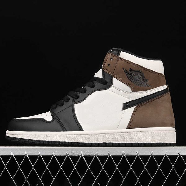 (boxed) men's jumpman 1 basketball shoes and women's dark brown outdoor casual sports
(boxed) men's jumpman 1 basketball shoes and women's dark brown outdoor casual sports