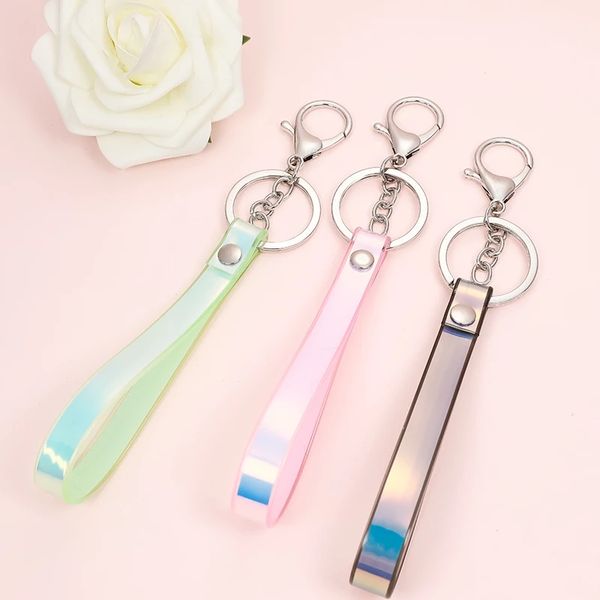 3 pieces laser color leather strip combination key chain pendant pvc alloy car keys ladies bag accessories gift key chain gift, Slivery;golden
3 pieces laser color leather strip combination key chain pendant pvc alloy car keys ladies bag accessories gift key chain gift, Slivery;golden