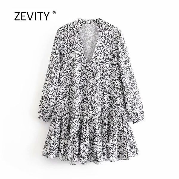 new french style women elegant v neck printing hem pleated ruffles mini dress ladies chic long sleve casual loose dresses ds3004 210316, Black;gray
new french style women elegant v neck printing hem pleated ruffles mini dress ladies chic long sleve casual loose dresses ds3004 210316, Black;gray