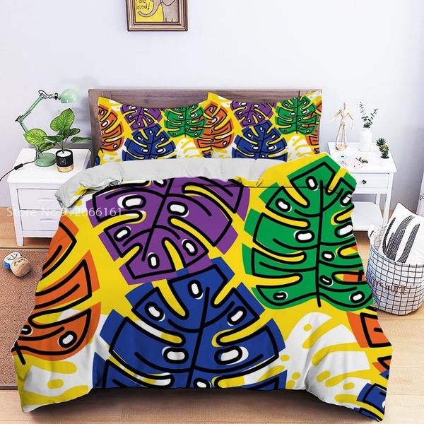 bedding sets 3/2pcs leaves plant set colorful double single bed bedroom duvet cover with pillowcase home decor twin king size
bedding sets 3/2pcs leaves plant set colorful double single bed bedroom duvet cover with pillowcase home decor twin king size