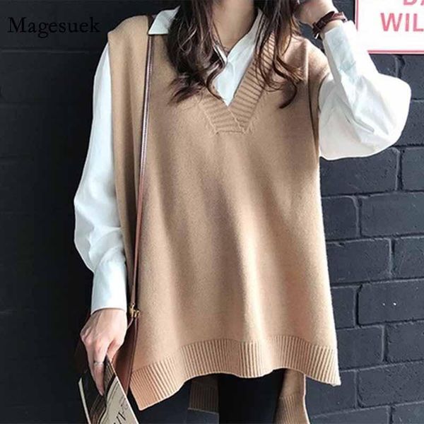 neck oversized sleeveless sweater pollover knit loose 2021 casual sweaters autumn winter vest women pull femme 12239 women's, White;black
neck oversized sleeveless sweater pollover knit loose 2021 casual sweaters autumn winter vest women pull femme 12239 women's, White;black