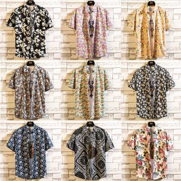 men's casual shirts 2021 summer hawaiian shirt fashion printing short sleeve flower charm male brand plus size 3xl 4xl 5xl, White;black
men's casual shirts 2021 summer hawaiian shirt fashion printing short sleeve flower charm male brand plus size 3xl 4xl 5xl, White;black