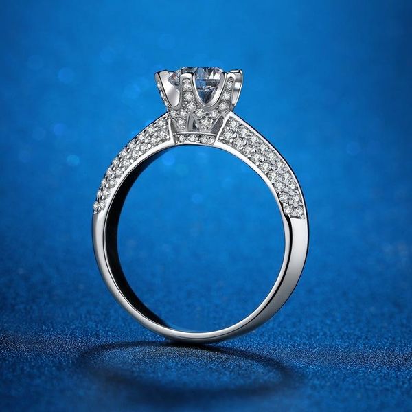 wedding rings 1 karat moissanite diamond ring women's sterling silver engagement for women couple, Slivery;golden
wedding rings 1 karat moissanite diamond ring women's sterling silver engagement for women couple, Slivery;golden