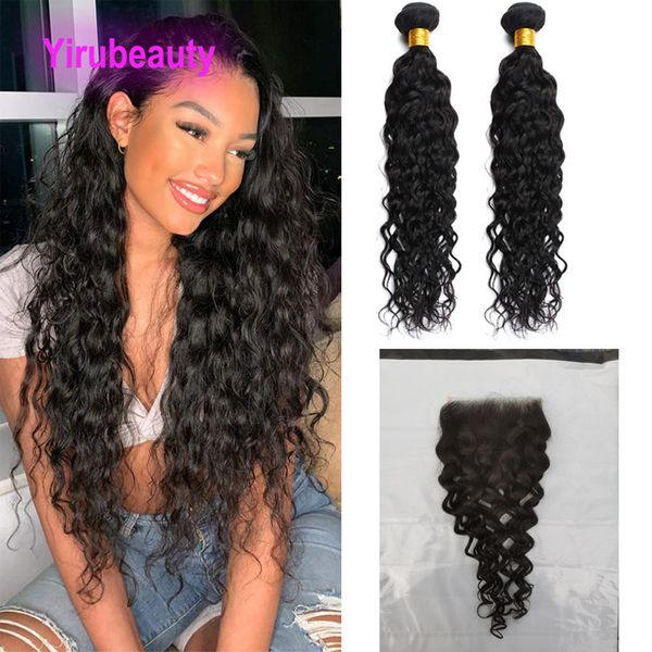 malaysian human hair water wave curly 2 bundles with 5x5 lace closure middle three part closures 16-30inch, Black;brown
malaysian human hair water wave curly 2 bundles with 5x5 lace closure middle three part closures 16-30inch, Black;brown