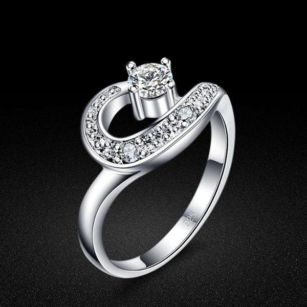cluster rings autumn women's 925 sterling silver ring cubic zircon four claw inlaid banquet charm jewelry valentine's day gift, Golden;silver
cluster rings autumn women's 925 sterling silver ring cubic zircon four claw inlaid banquet charm jewelry valentine's day gift, Golden;silver
