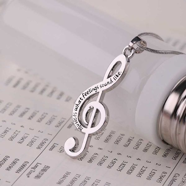 music note treble music symbol g key gift necklace stainless steel snake chain women's pendant men's jewelry, Silver
music note treble music symbol g key gift necklace stainless steel snake chain women's pendant men's jewelry, Silver